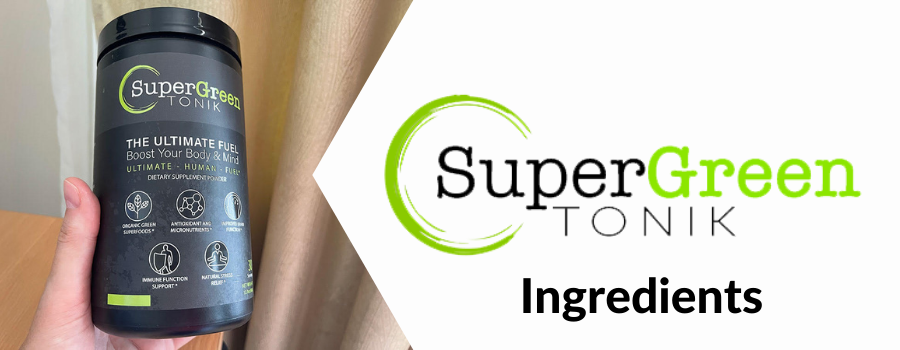 SuperGreen TONIK Ingredients