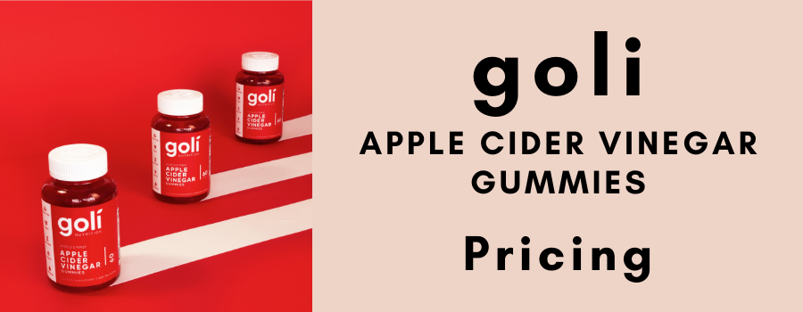 Price of Goli Gummies