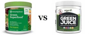 Amazing Grass Green Superfood vs organifi