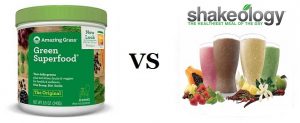 Amazing Grass Vs Shakeology