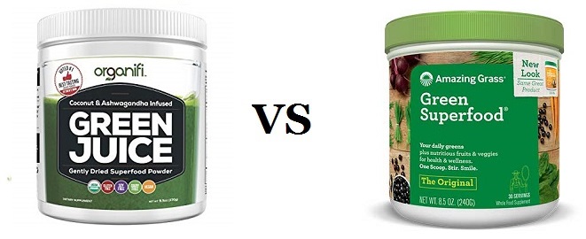 Organifi Green juice VS amazing Grass