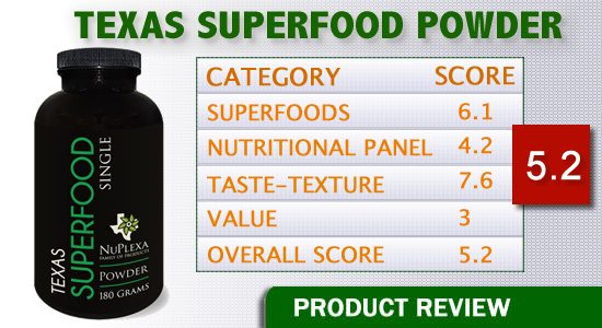 Texas Superfood Single Greens Supplement Review BarBend
