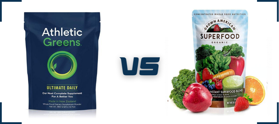 athletic greens vs grown american superfood