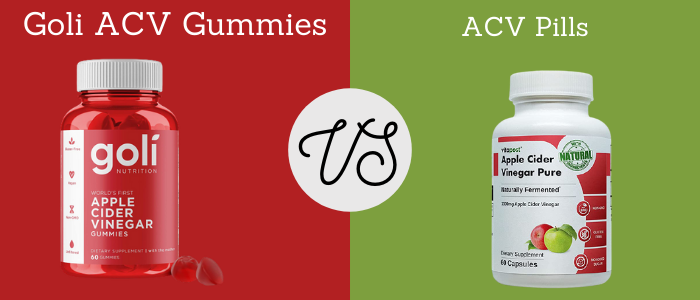 Goli Gummies vs Apple Cider Vinegar Pills