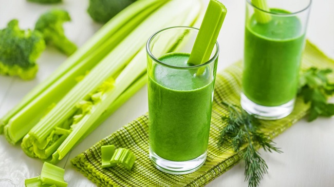 Celery Juice And Celery Smoothie